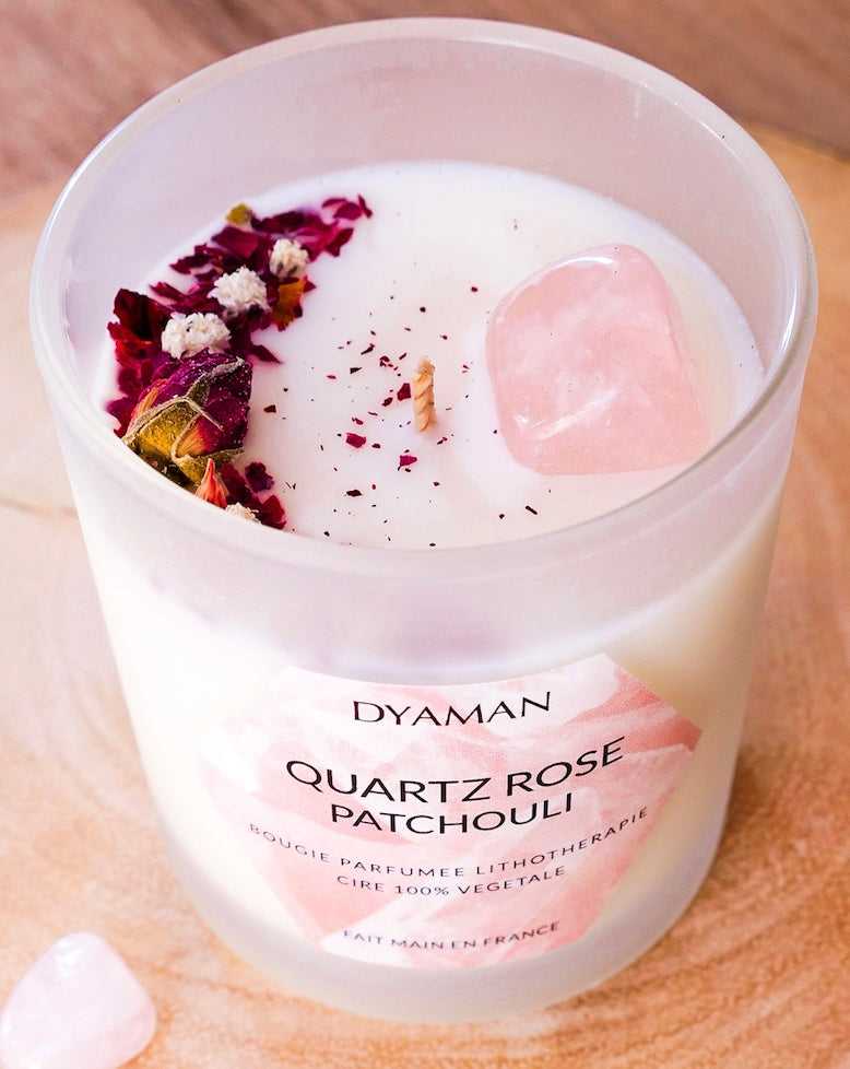 Bougie Amour - Quartz Rose Patchouli